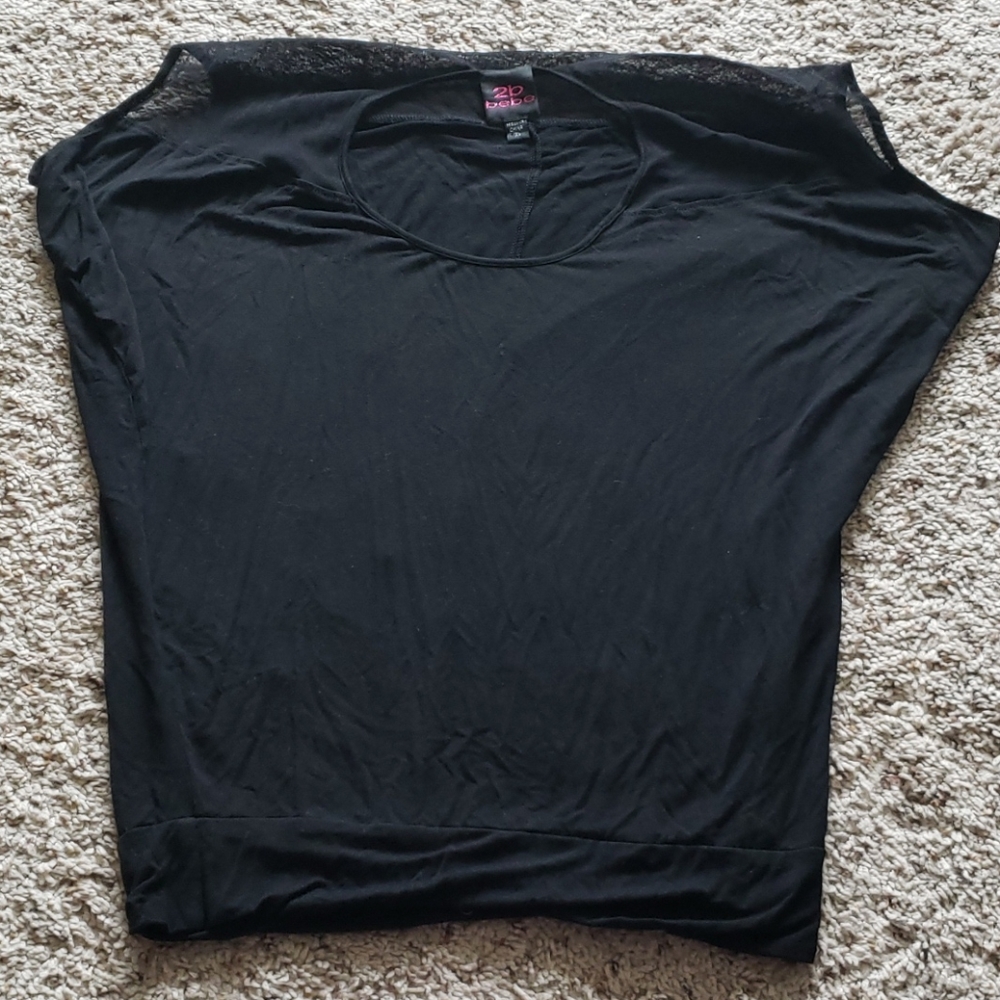 Bebe black tank top